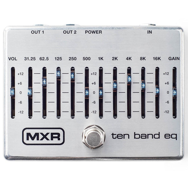 限定版 MXR M108SE TEN BAND EQ Limited Ebony MXR M108S Ten Band EQ – MODRMXTECHNOSHOP